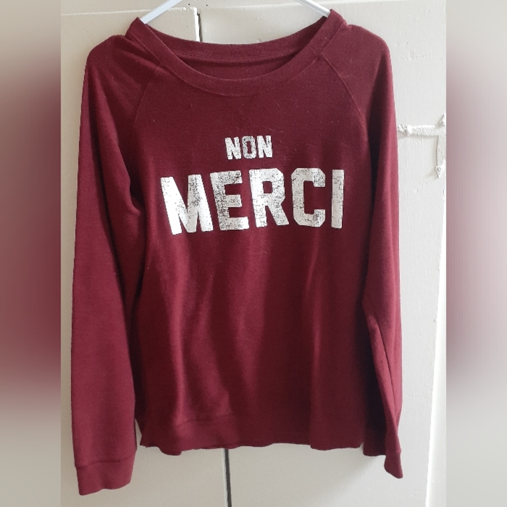 Non Merci sweatshirt